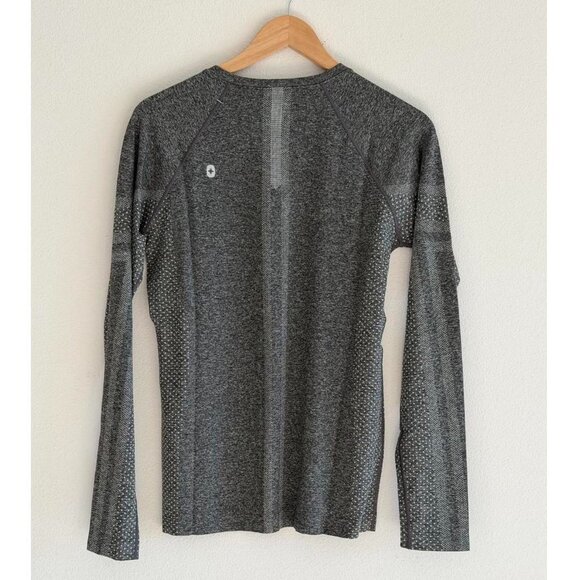 Figs Salta Seamless Longsleeve Underscrub in Graphite, Size Large - Picture 8 of 8